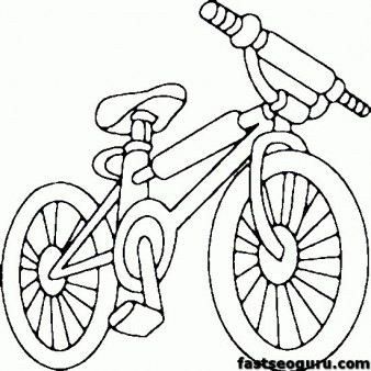 338x338 Printable Bike Bmx Coloring Page For Kids Coloring Sheets