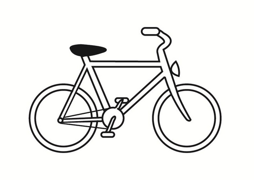 500x354 Bicycle Coloring Pages Coloring Pages Ideas
