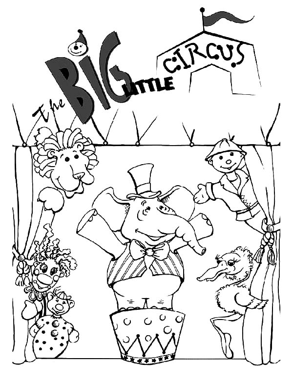 600x788 Big Little Circus Carnival Coloring Pages Best Place To Color