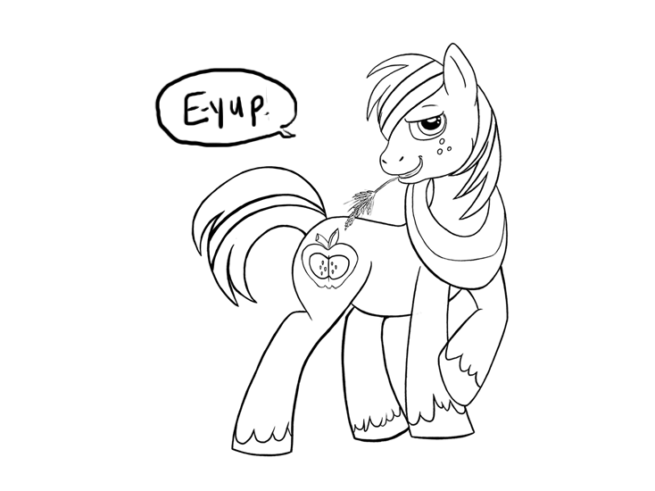 734x550 Big Mac Coloring Page