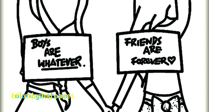 728x393 Free Printable Friendship Coloring Sheets Pages With Big Friend