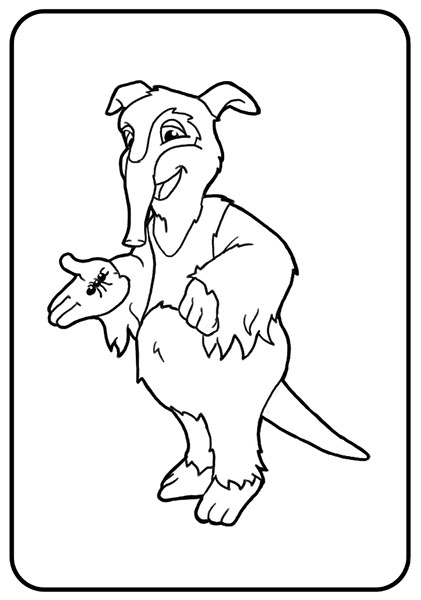 421x600 It's A Big Big World Coloring Pages Bob's Friend