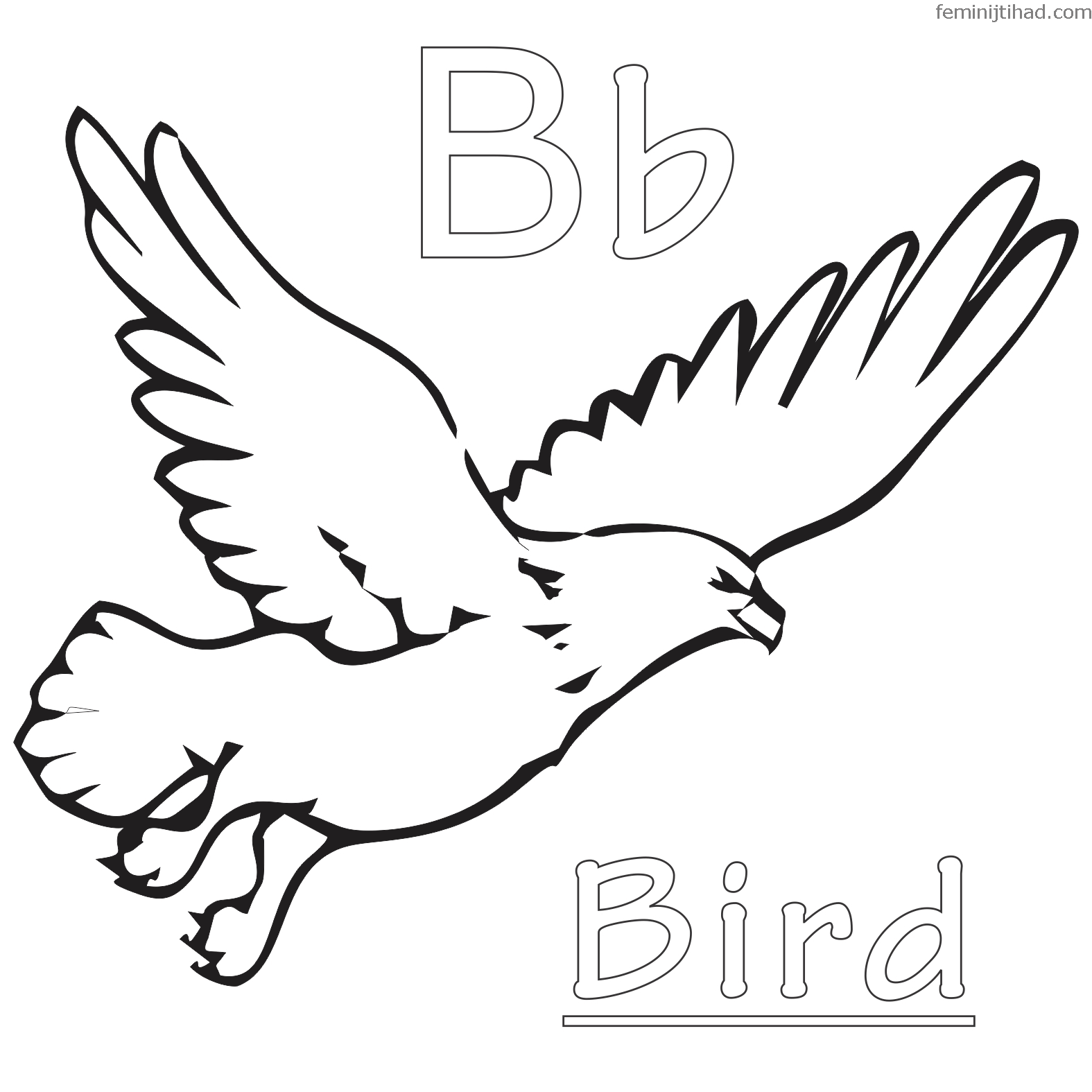 Big Bird Coloring Pages