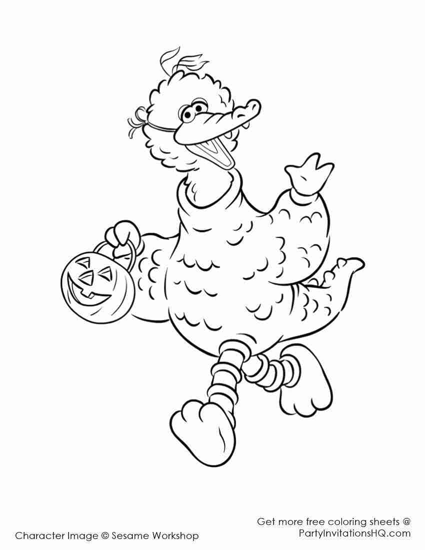 850x1100 Baby Big Bird Coloring Pages Fancy Olegratiy