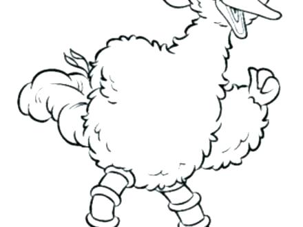 440x330 Big Bird Coloring Pages Big Bird Coloring Pages Printable Free