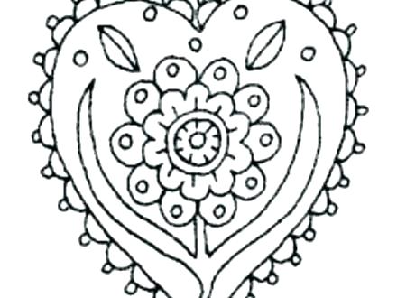 440x330 Big Flower Coloring Pages Printable Flower Coloring Pages