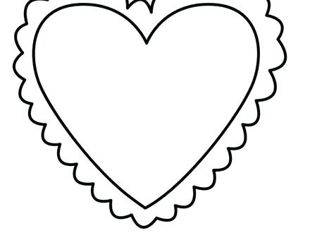440x330 Color Pages Hearts A Big Love Heart Coloring Pages Heart Coloring