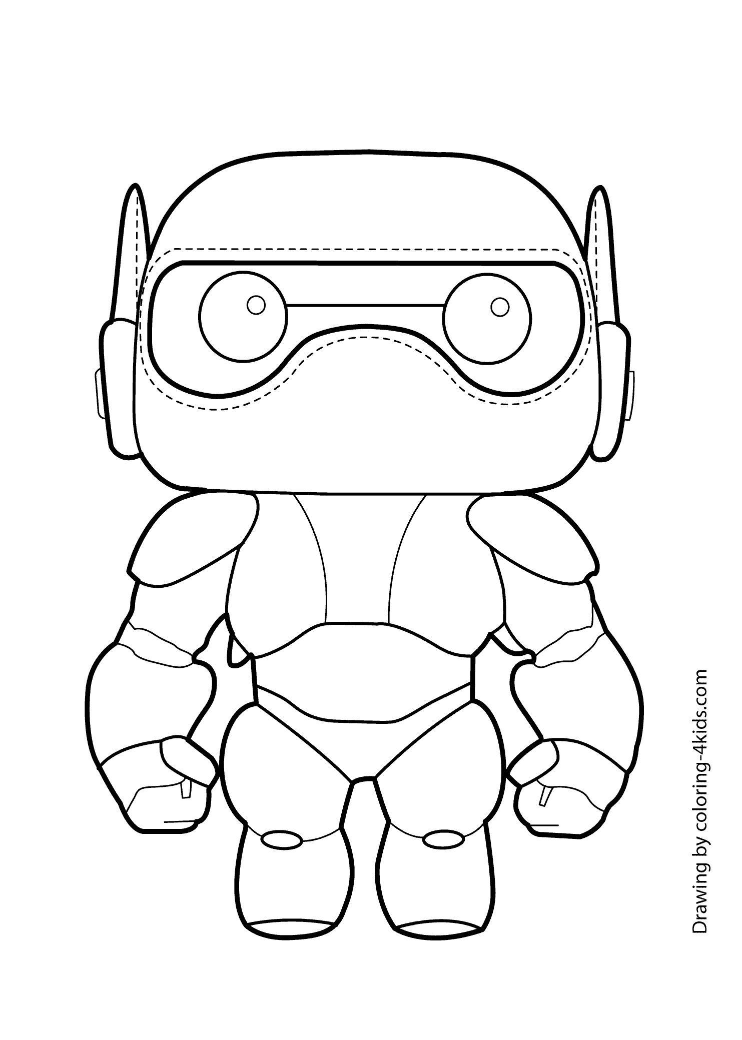 Big Hero 6 Coloring Pages at GetDrawings | Free download