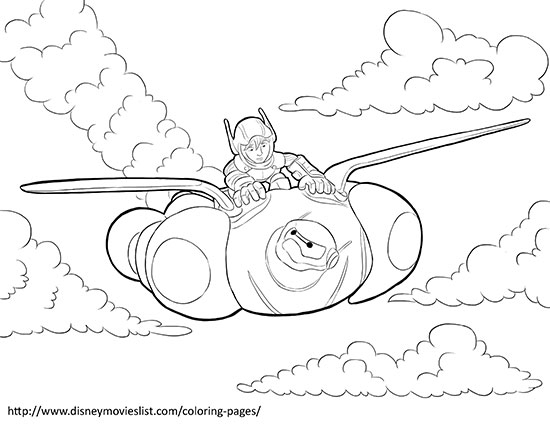 550x425 Free Big Hero Coloring Pages Printable Printable Coloring