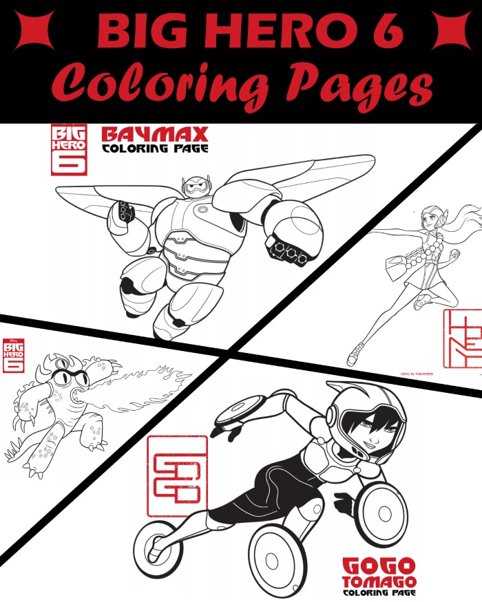 700x875 Big Hero Coloring Pages