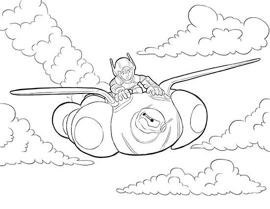 Big Hero Coloring Pages