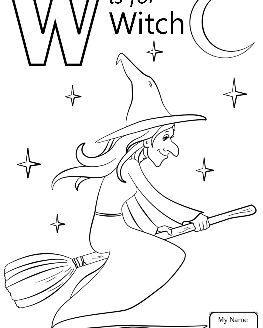 866x1080 Famous Letter W Coloring Pages Printable Pattern