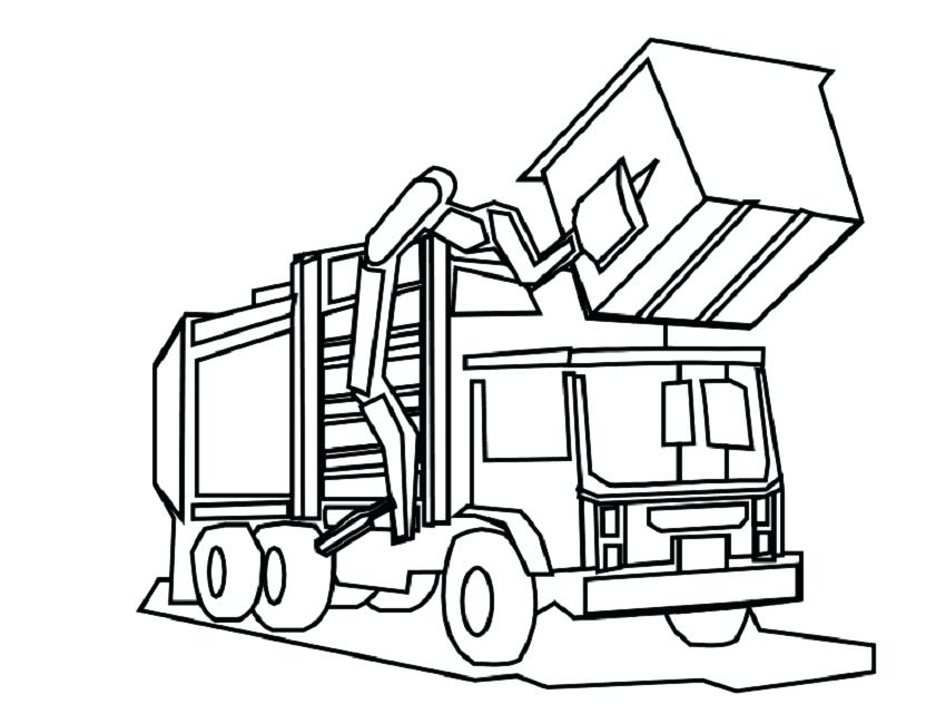 841x650 Truck Coloring Pages Dump Truck Coloring Pages Big Rig Color Pages