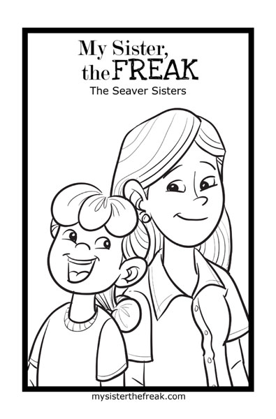 395x600 Sister Coloring Pages