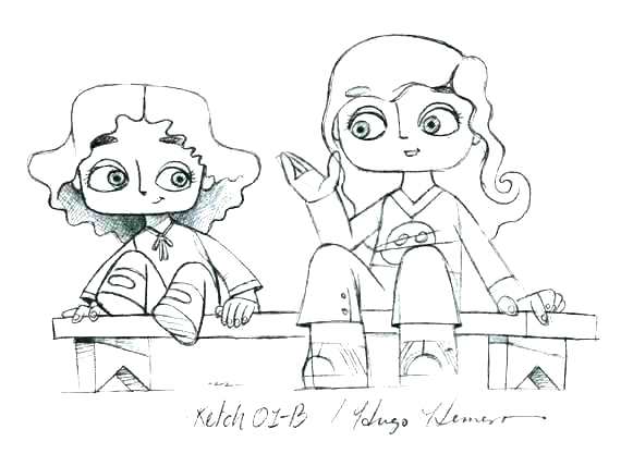 570x428 Big Sister Coloring Pages