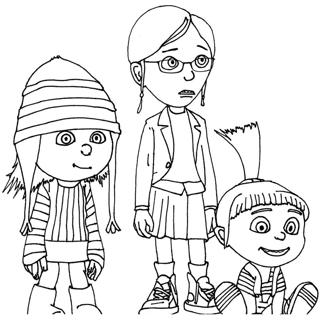 1051x1080 Big Sister Coloring Page