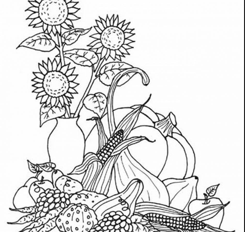 948x900 Fall Leavesoloring Page Printable Falling For Kids Impressive Leaf