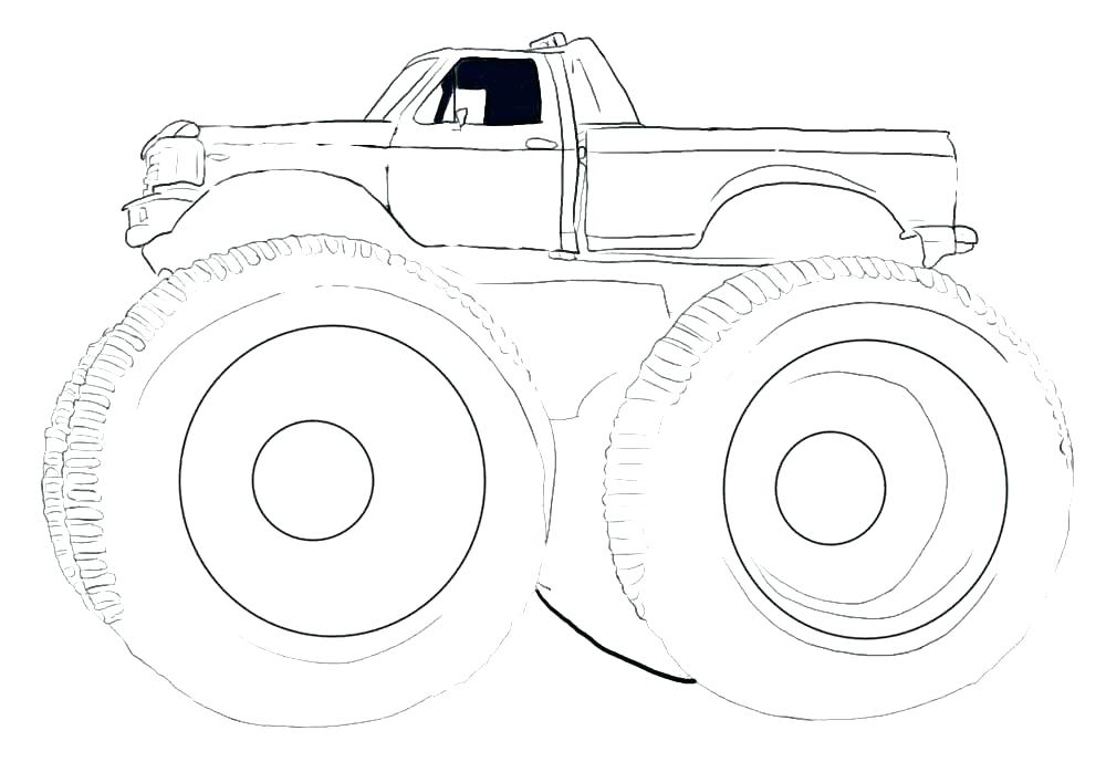 1000x708 Monster Truck Coloring Page Coloring Pages Best Of Coloring Pages