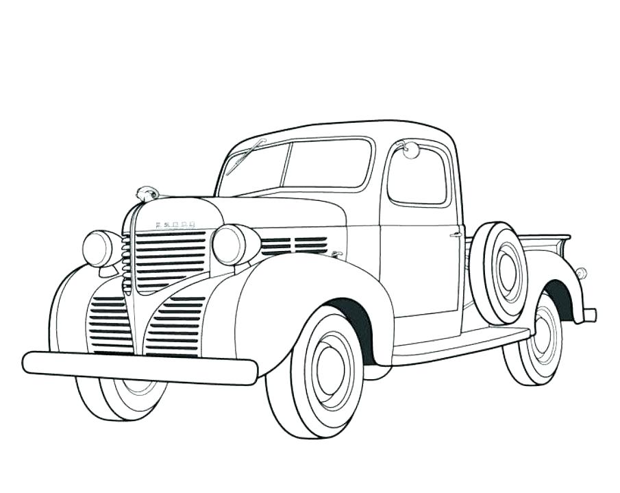 905x719 Semi Truck Coloring Pages Also Big Trucks Coloring Pages Pickup