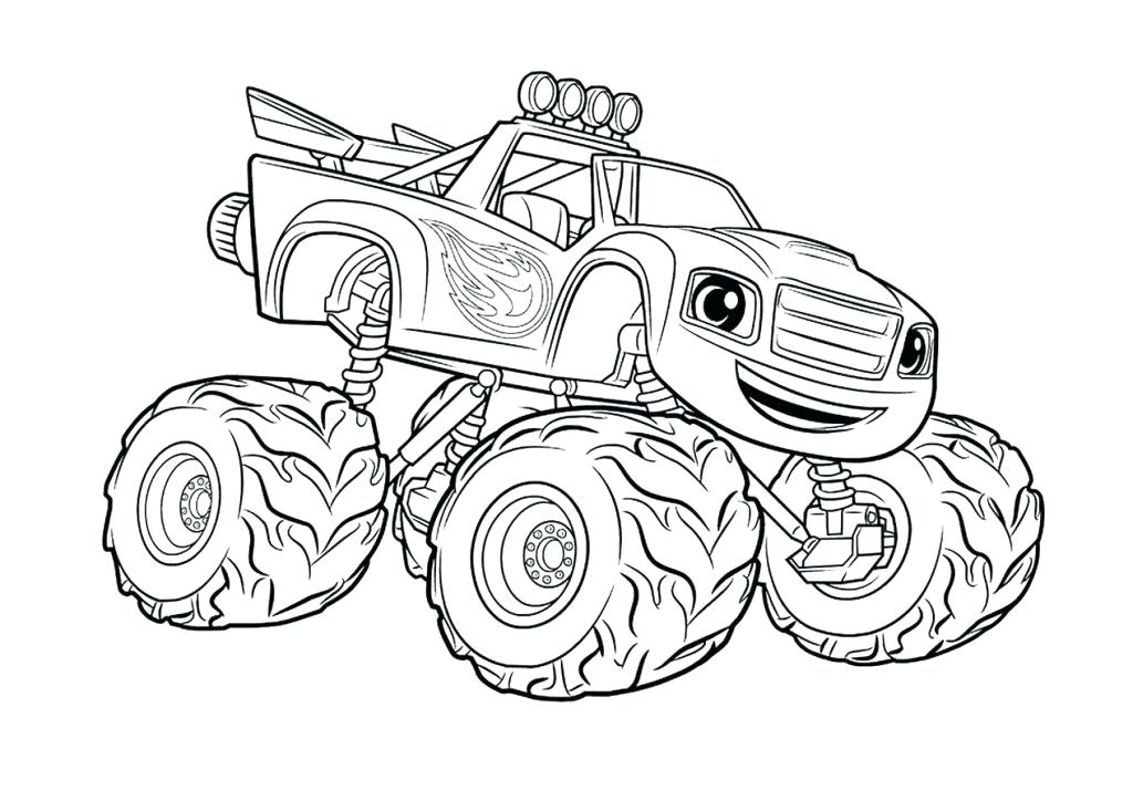 1024x724 Coloring Pages Big Trucks