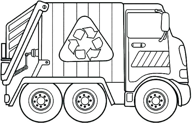 615x395 Truck Coloring Pages