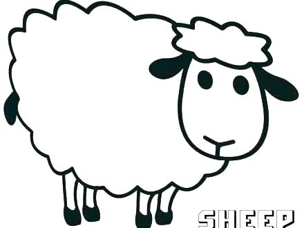 440x330 Coloring Pages Lost Sheep Coloring Page Sheep Baby Pages Preschool