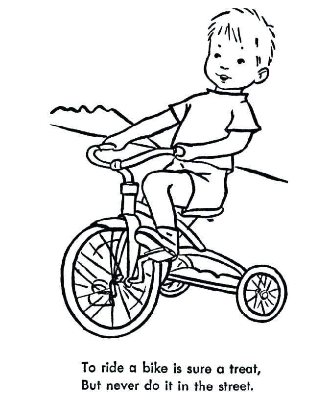 Bike Helmet Coloring Page at GetDrawings | Free download