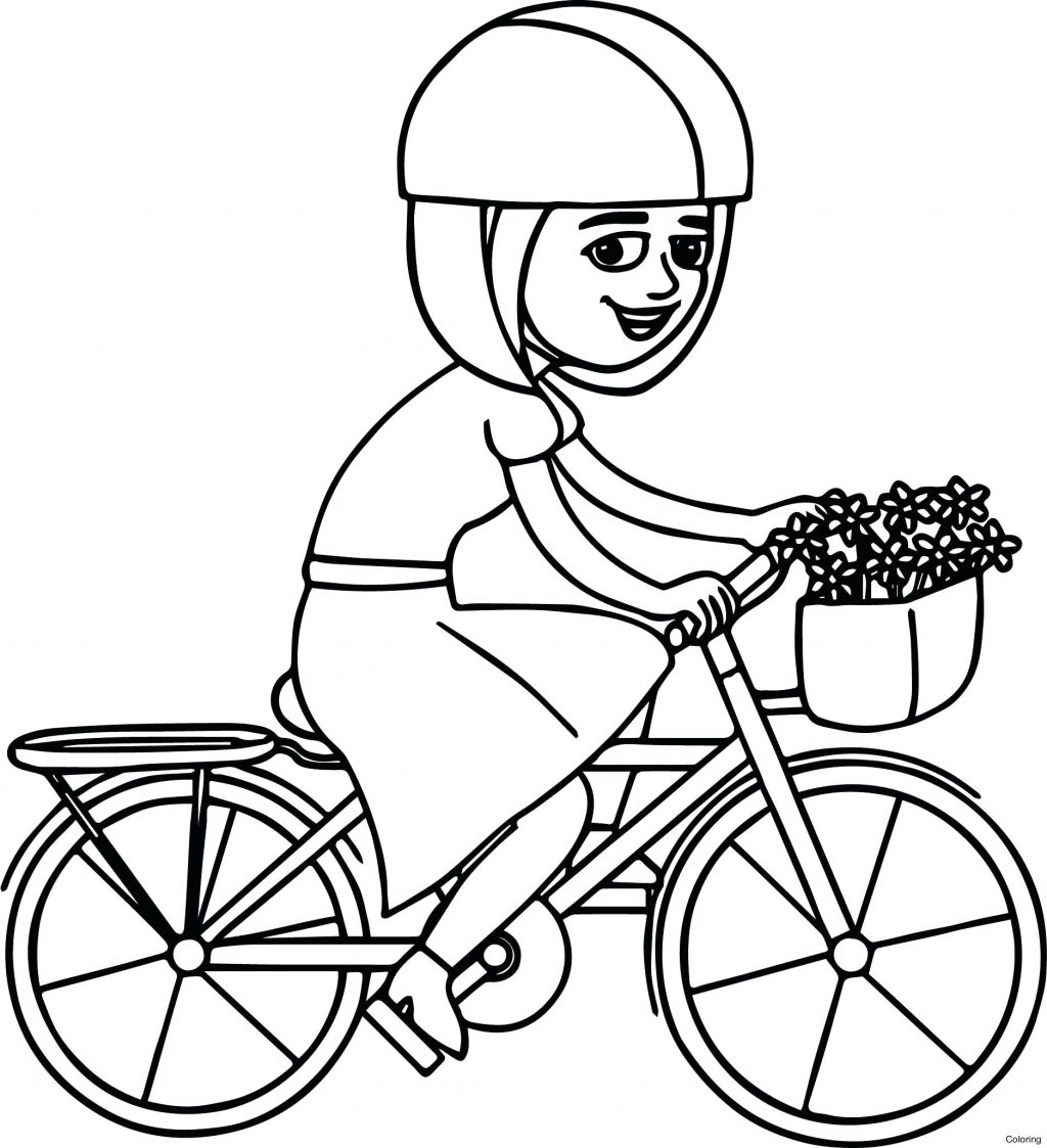 1024x1123 Bike Helmet Coloring Page