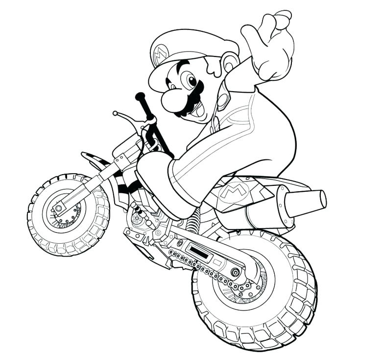 784x732 Bike Coloring Pages Click To See Printable Version Of Kids Bike