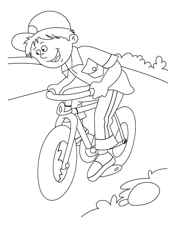 600x776 Bicycle Coloring Pages Bicycle Coloring Book In Addition