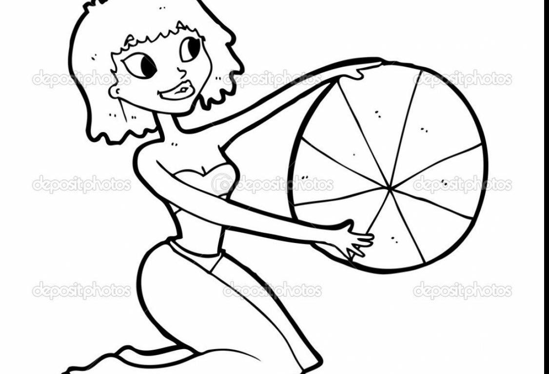 1126x768 Adults Beachl Coloring Page Summer Pages Free Big Printable Beach