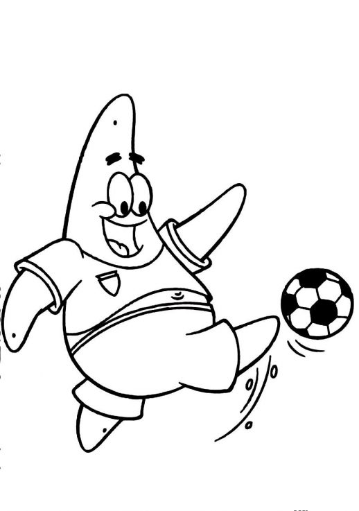 518x737 Spongebob Living In Bikini Bottom Happily Coloring Pages