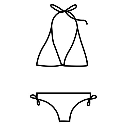 500x500 Bikini, Free Coloring Pages Coloring Pages