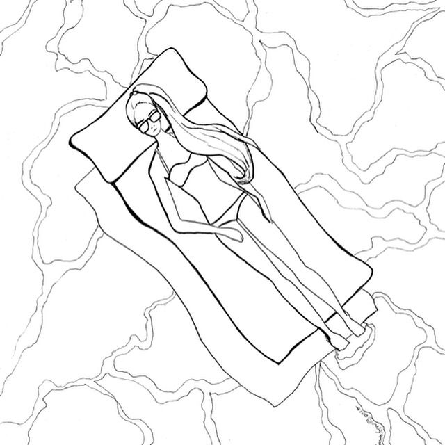 640x640 Bikini Girl Coloring Book Page For Instant Download Go To Etsy