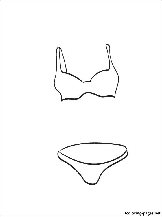 560x750 Bikini Coloring Page To Print Out Coloring Pages