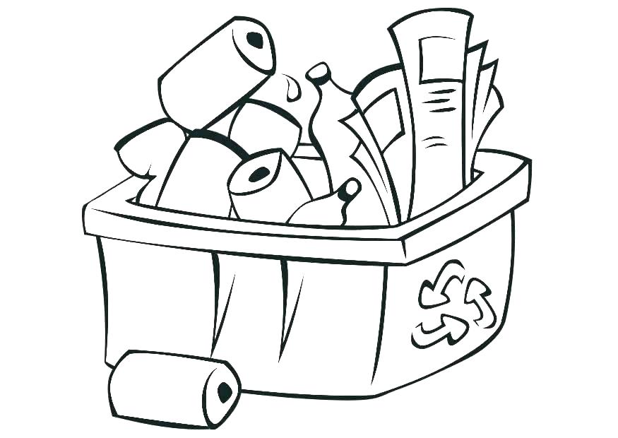 875x620 Recycle Coloring Pages Free Printable Pictures Recycling Coloring