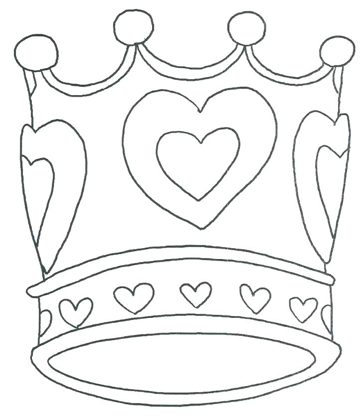 728x839 Crown Coloring Page Printable Princess Bingo Game Printable