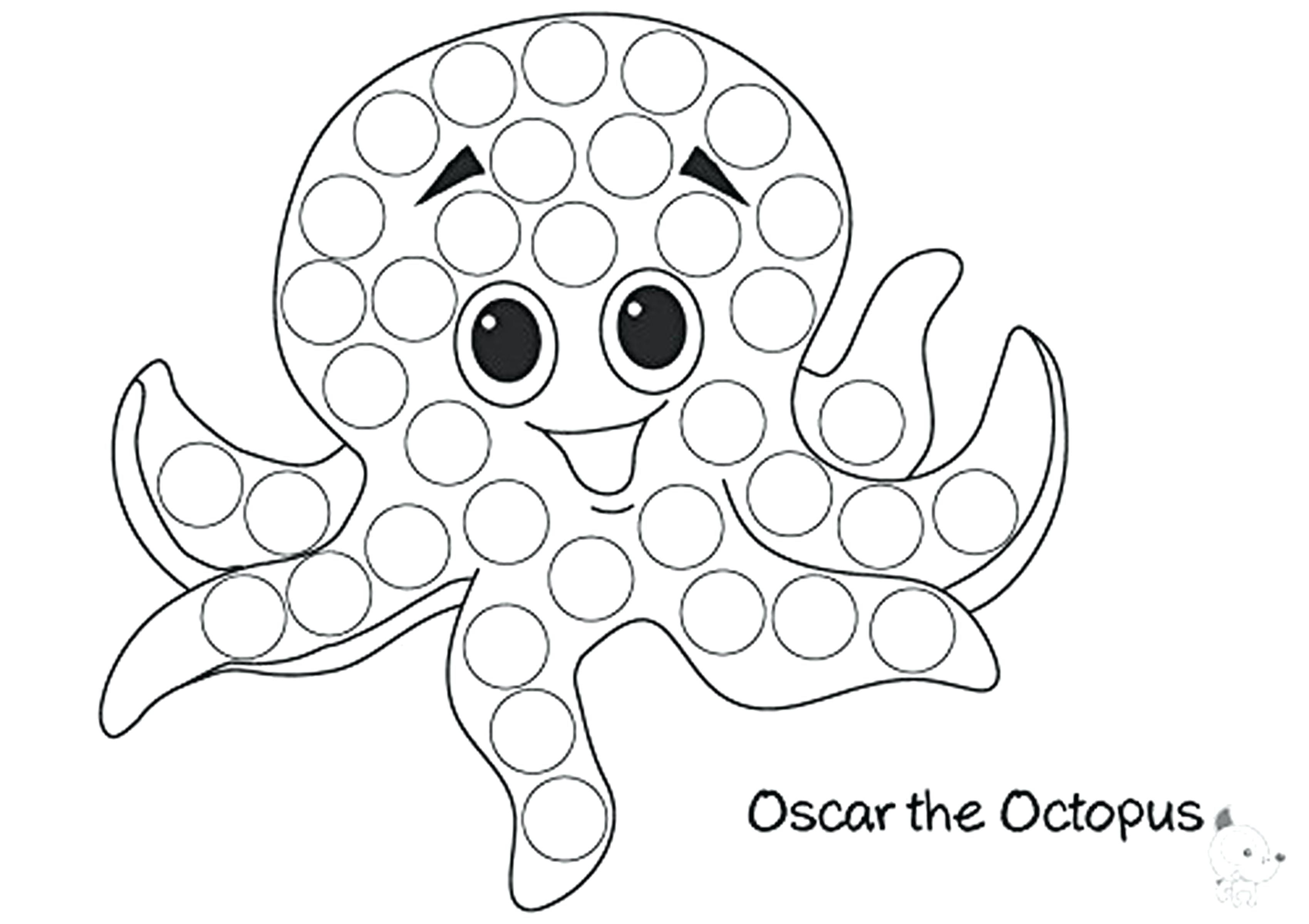 3399x2400 Printable Printable Bingo Dot Coloring Pages