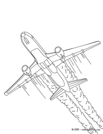 364x470 Biplane Coloring Pages