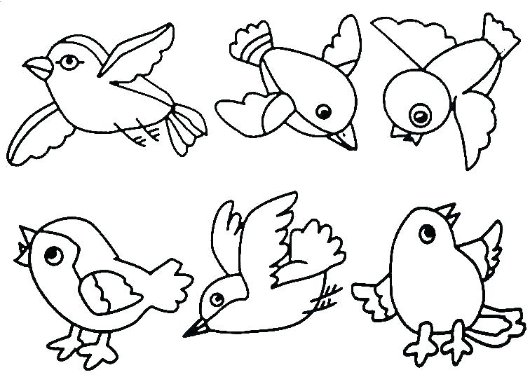 756x538 Sweet Printable Coloring Pages Of Birds Bird Me Printable Free