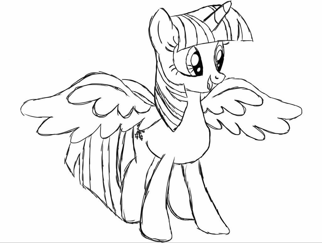 1024x772 My Little Pony Coloring Pages Free