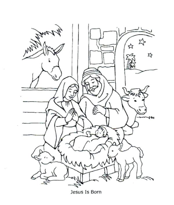 600x707 Jesus Coloring Page Gallery Of Birth Of Coloring Pages Free Baby
