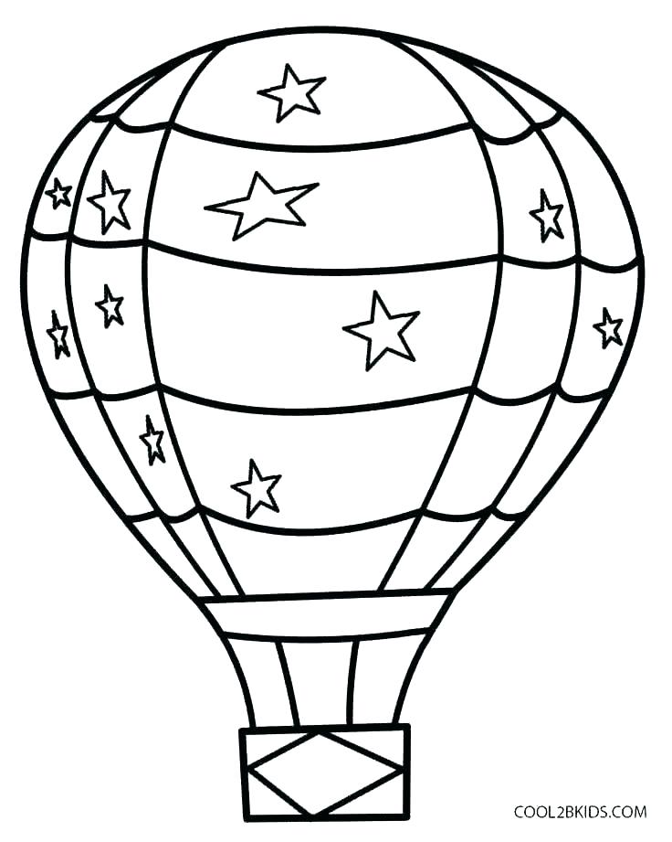 736x921 Balloons Coloring Page Balloon Coloring Pages Printable Hot Air