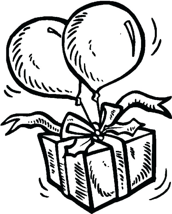600x745 Balloons Coloring Page Birthday Party Balloon Coloring Page Sky