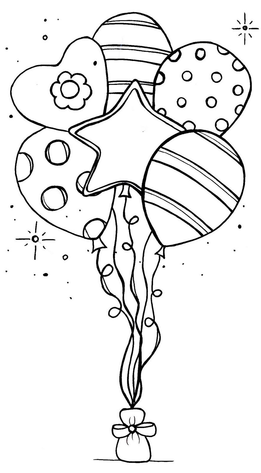 884x1600 Top Excellent Balloon Coloring Pages From Balloon Coloring Pages