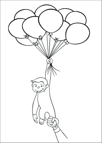357x500 Coloring Pages Balloon Coloring Pages Best Hot Air And Birthday