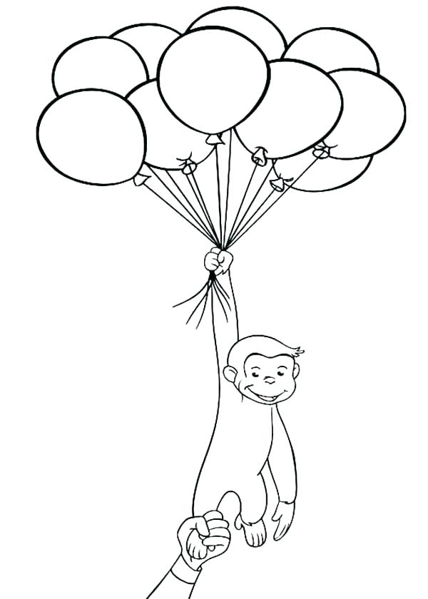 600x840 Balloon Coloring Pages Beautiful Balloon Coloring Page Print Pages