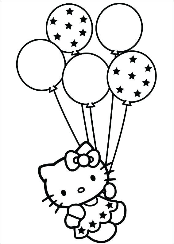 567x794 Balloon Coloring Pages Printable Balloon Coloring Pages A Picture