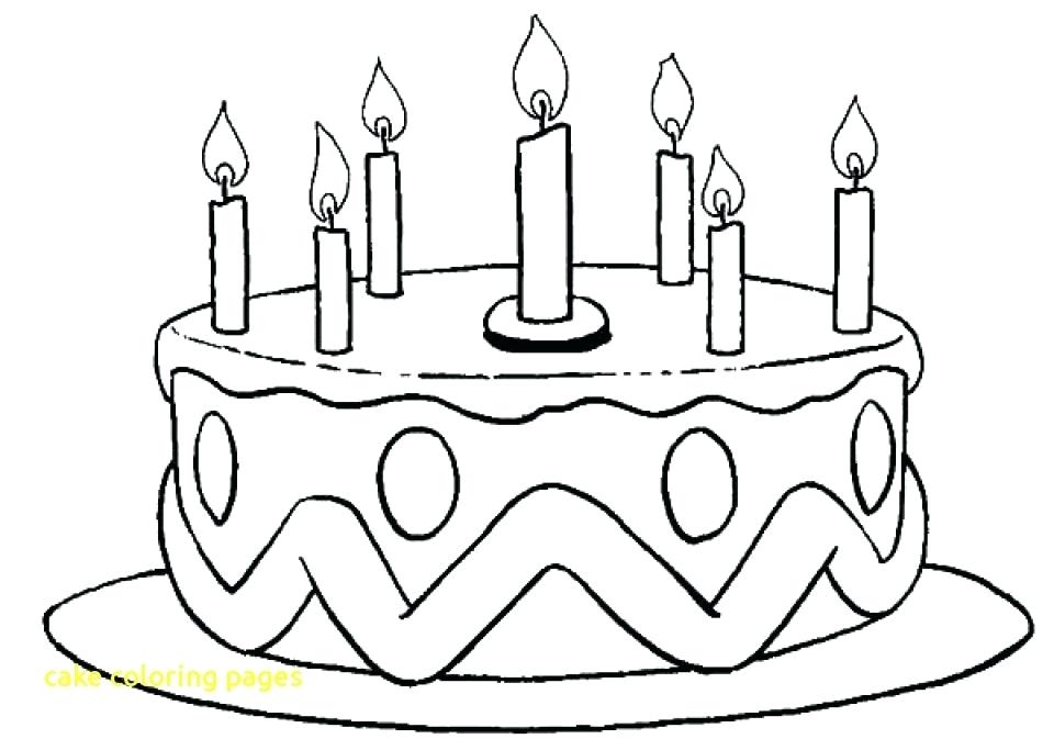 960x673 Birthday Cake Coloring Pages Printable Happy Birthday Cake