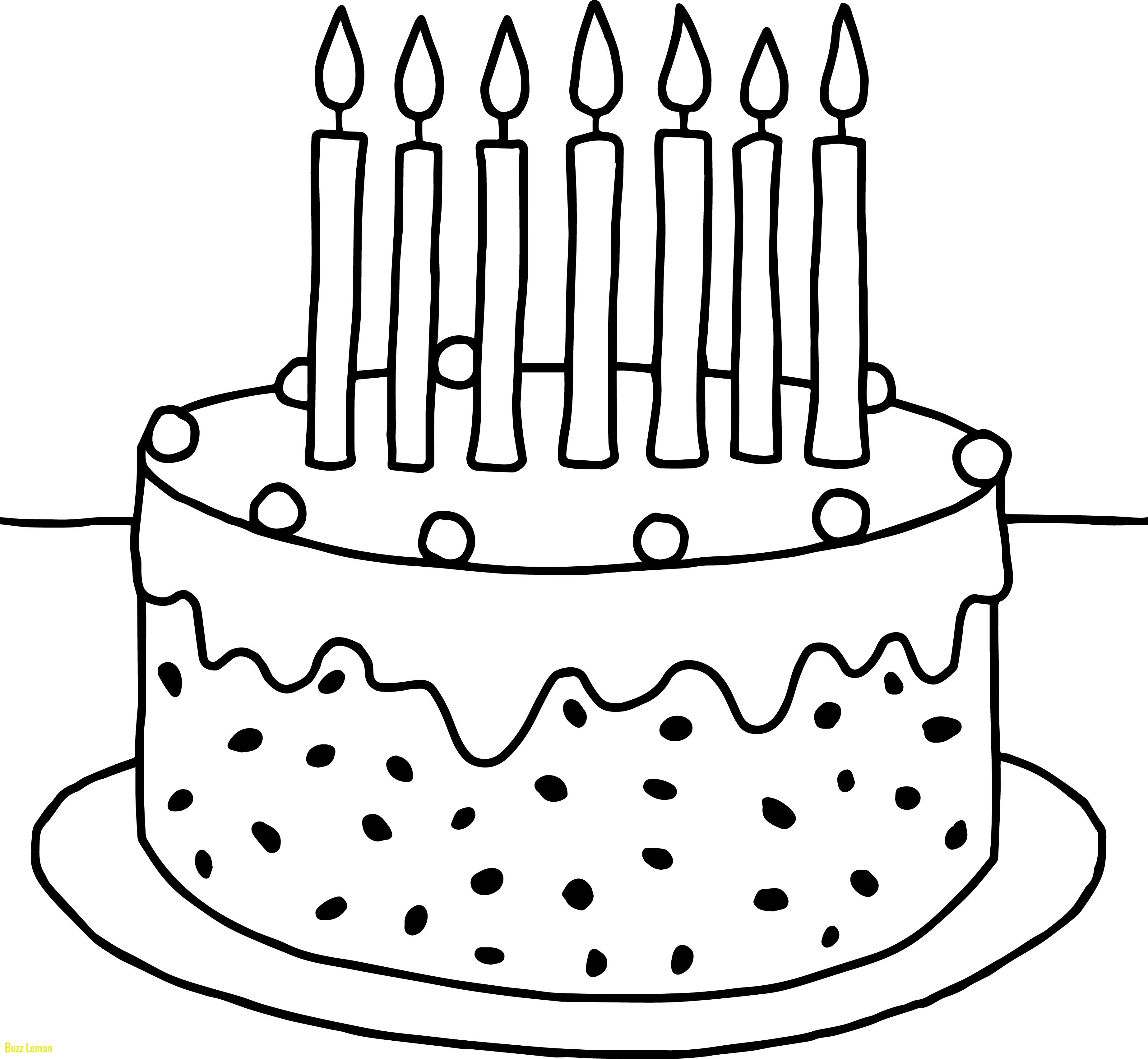 Birthday Cake Coloring Pages Preschool at GetDrawings | Free download